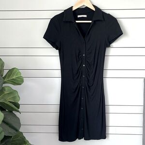A&F Stretchy knit collared dress